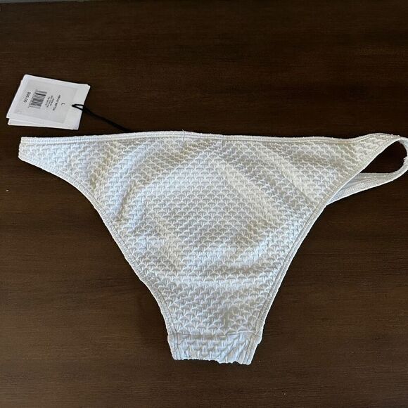 Onia White Geo Texture Ashley Bottom ONLY Large - Picture 4 of 5